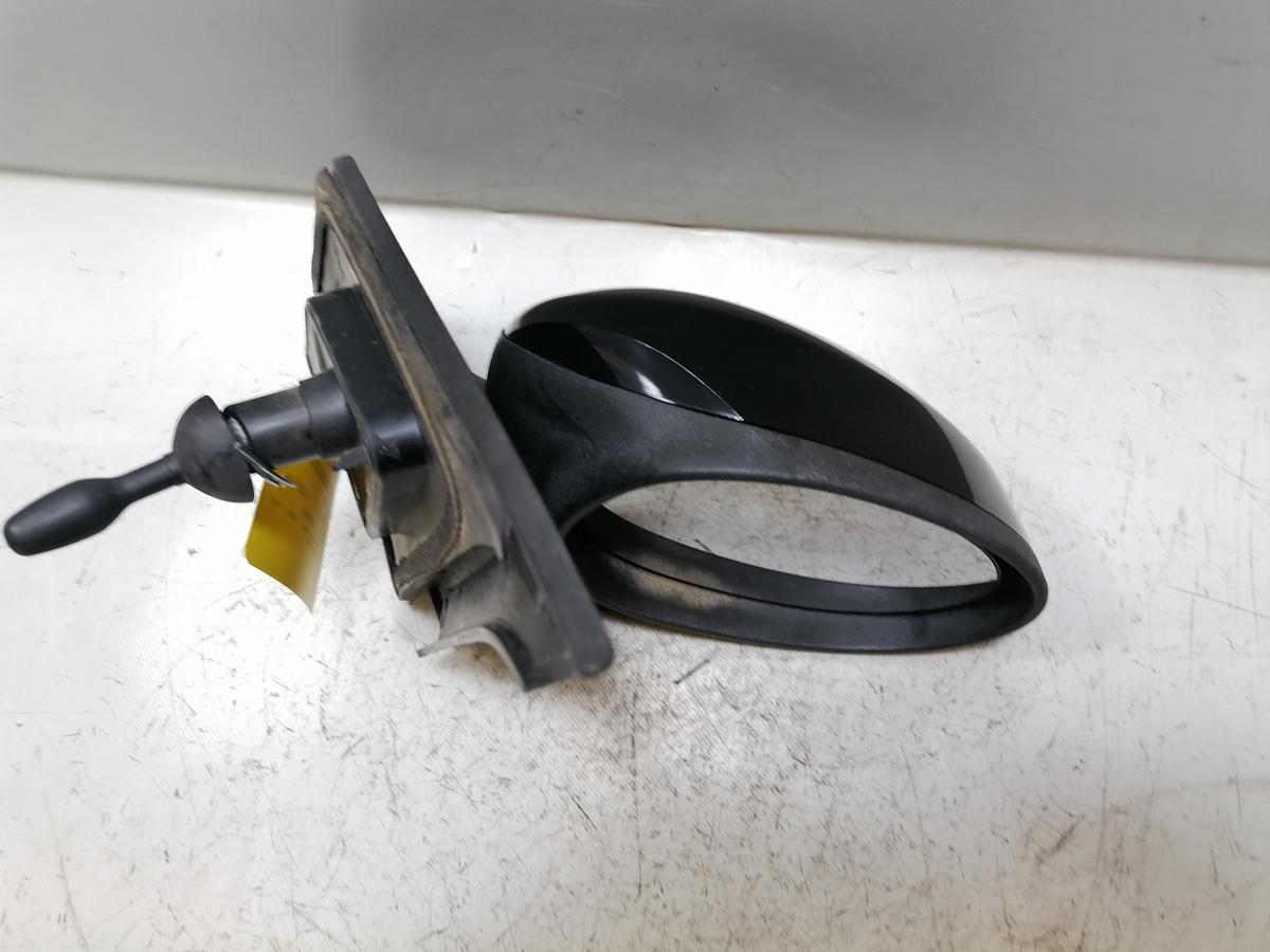 Toyota Aygo 1 original Au&szlig;enspiegel rechts manuell verstellbar 211 Schwarz Bj.2006